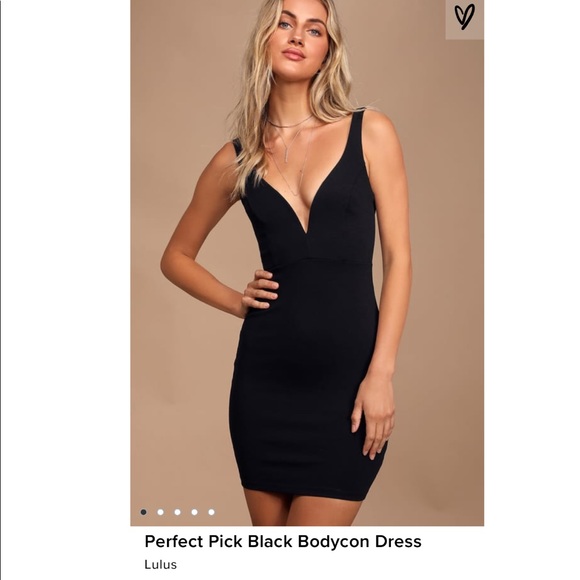 Lulus Dresses & Skirts - Lulus perfect pick black bodycon dress